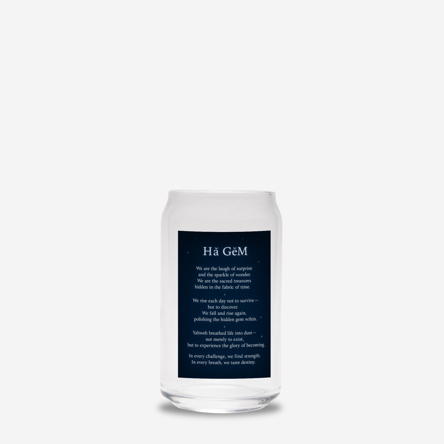 Glass Can 16oz